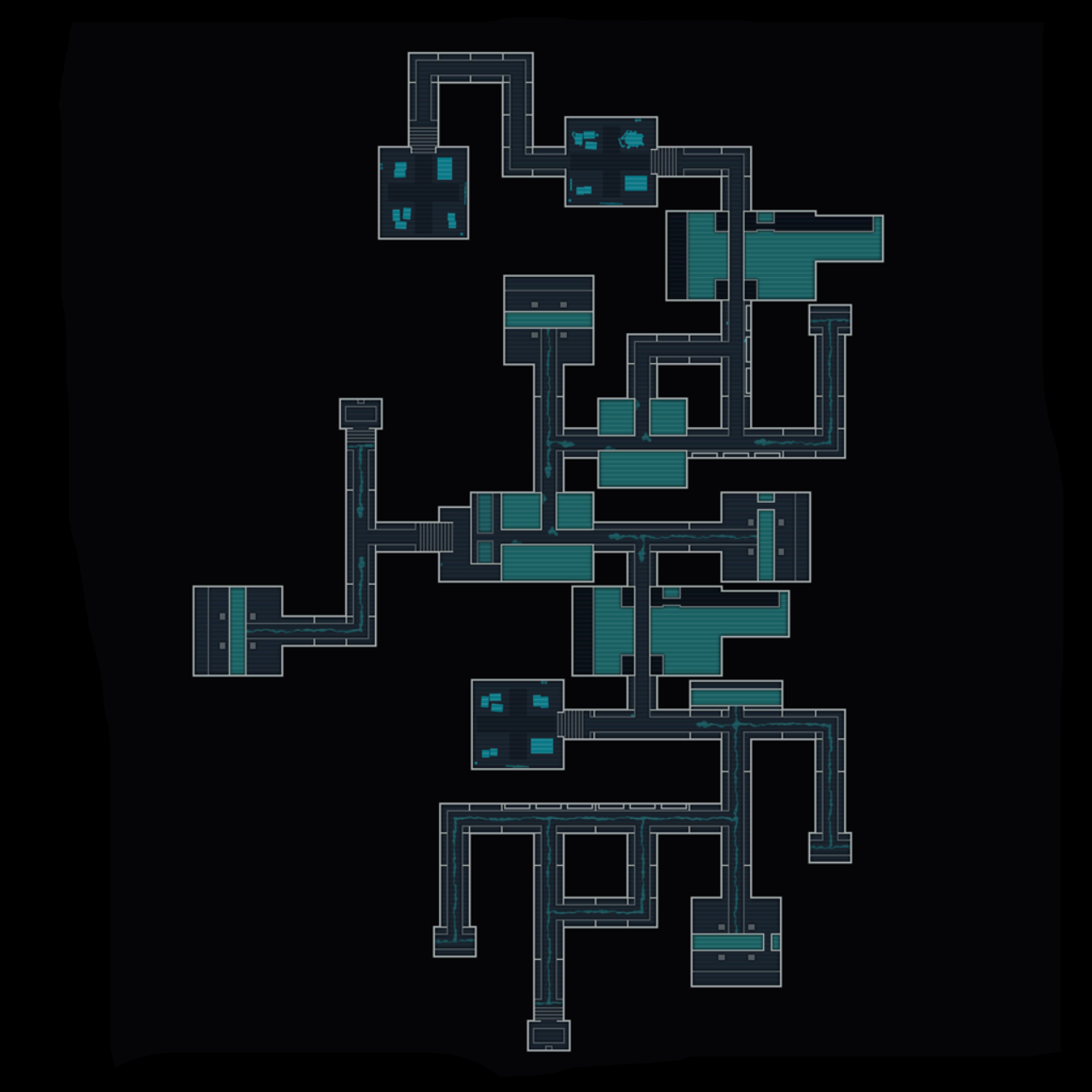 ポケモンレジェンズZ-A ミアレ地下水道 ブルー地区 (ミアレシティ) マップ