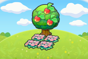 ぽこ あ ポケモン　木かげの花畑