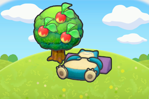 ぽこ あ ポケモン　木かげでぐっすりカビゴン