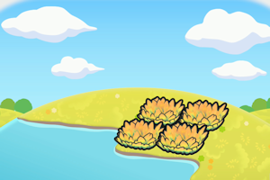 ぽこ あ ポケモン　うるおう黄色の草むら