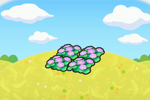 ぽこ あ ポケモン　すずしげな花畑