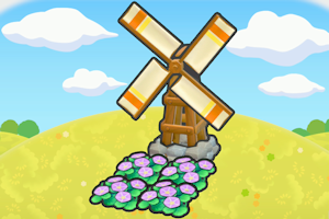 ぽこ あ ポケモン　風の花畑