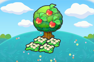 ぽこ あ ポケモン　木かげのフワフワな花畑