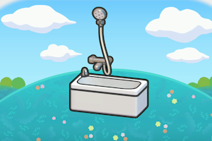 ぽこ あ ポケモン　シンプルバスルーム