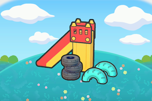 ぽこ あ ポケモン　タイヤ公園