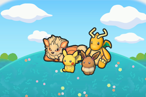 ぽこ あ ポケモン　ぬいぐるみに囲まれて