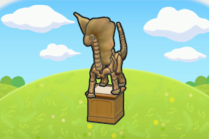 ぽこ あ ポケモン　ツンドラのカセキ展示台