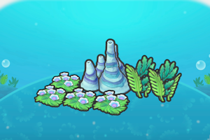 ぽこ あ ポケモン　ゆらゆら海藻の花畑