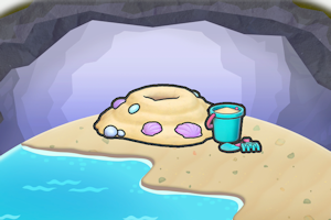 ぽこ あ ポケモン　砂の中 探します