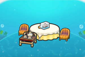 ぽこ あ ポケモン　船を眺めてティータイム