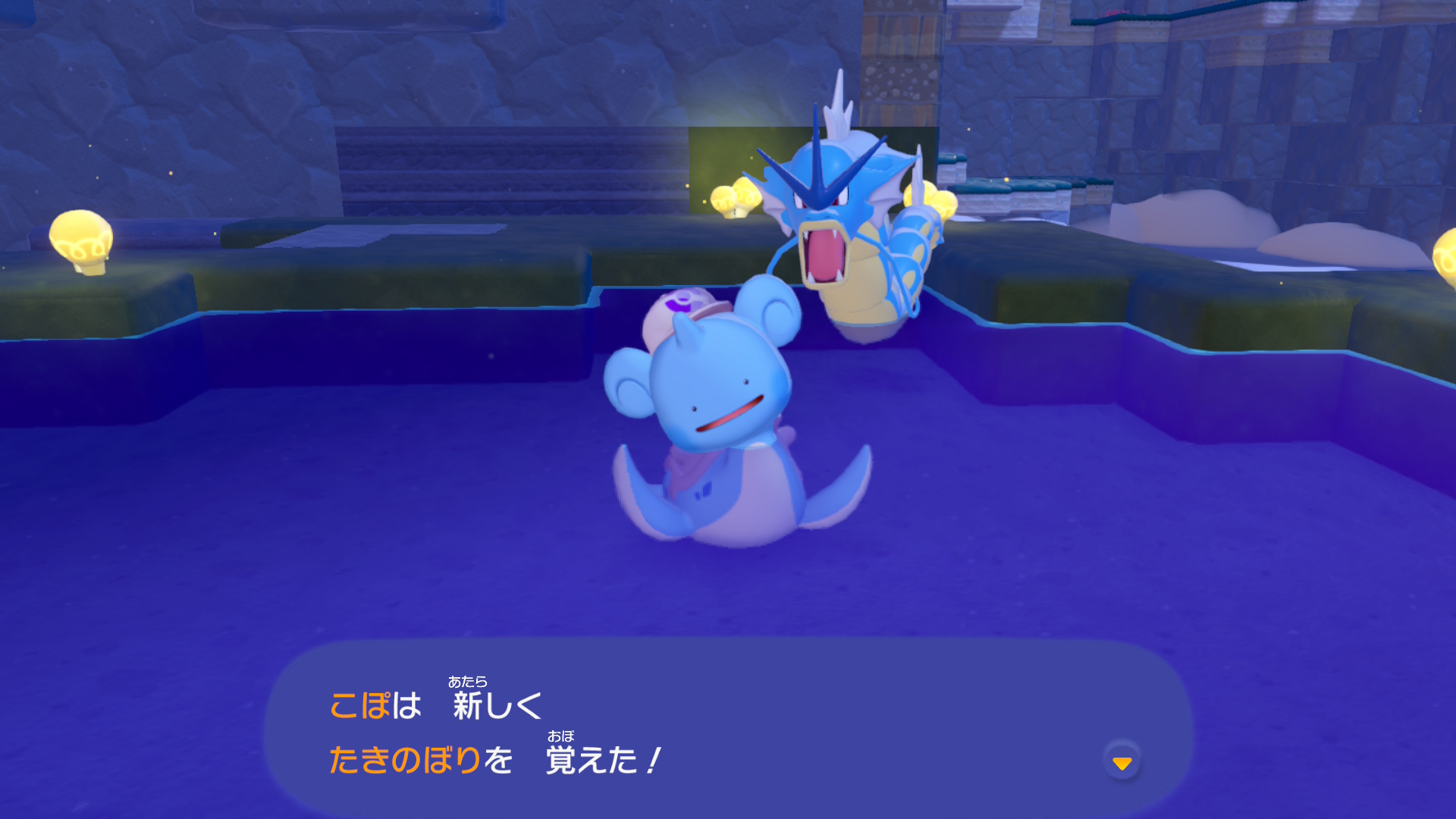 ぽこ あ ポケモン　メタモンの技　たきのぼり