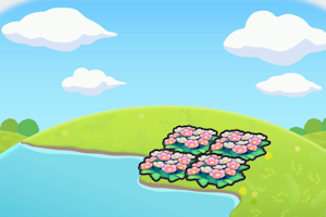 ぽこ あ ポケモン　うるおう花畑