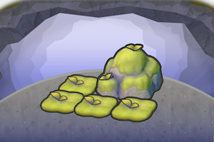 ぽこ あ ポケモン　コケまみれの岩