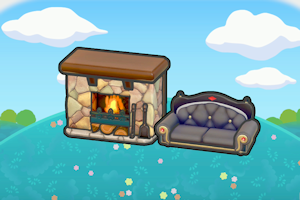 ぽこ あ ポケモン　暖炉でうたた寝