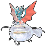 ヘイラッシャ (色違い・テラスタイプ:ドラゴン・テラスタルのすがた)